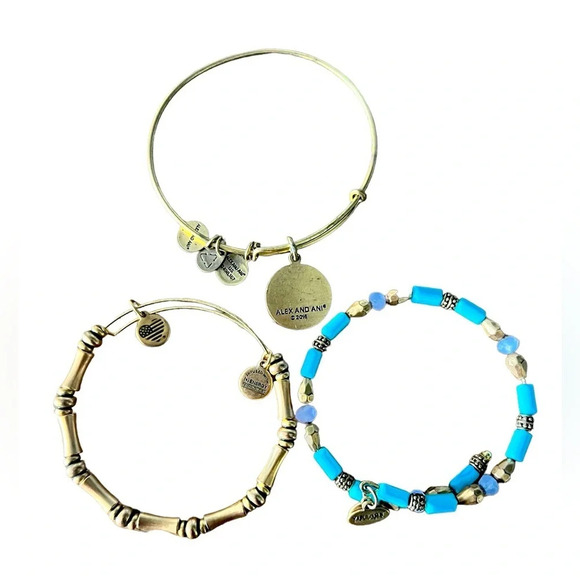 Alex And Ani Bracelet Set - Picture 1 of 4